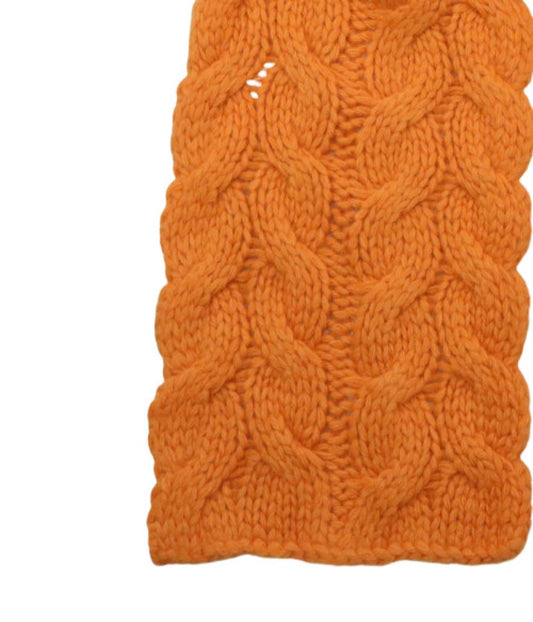 6"X72" Cables Scarf Mandarine