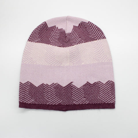 SLOUCHY HAT in GEOMETRIC DESIGN