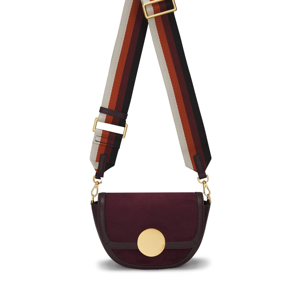  Oryany Lottie Suede  - Small Crossbody - Bordo - Bonton