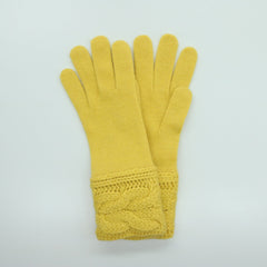 GLOVES WITH CABLES on CUFF