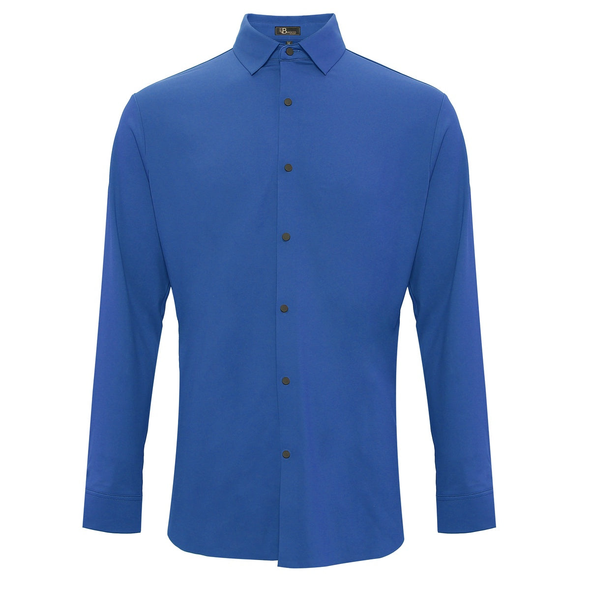  Barocco City Stroll Button-Up Shirt ROYAL - ROYAL - Bonton
