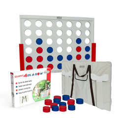 Giant Connect Four Yard Game | Jumbo 4 in a Row Outdoor Lawn Game for Families