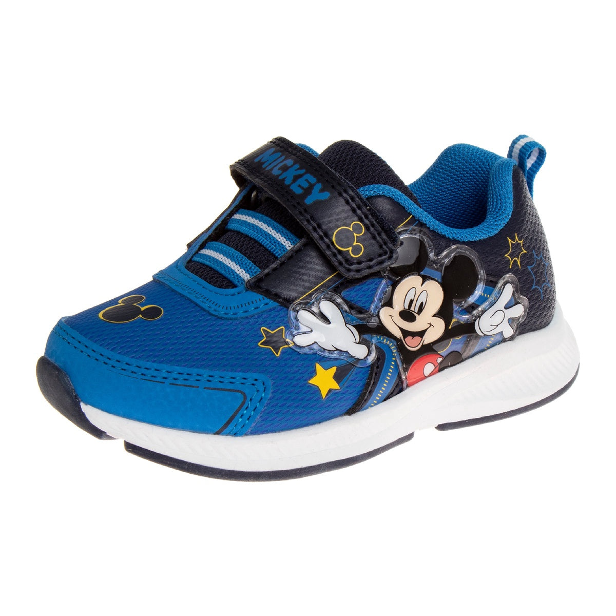  Josmo Disney Toddler Boys Mickey Mouse Sneakers With 2 Red Lights - 5 - Bonton