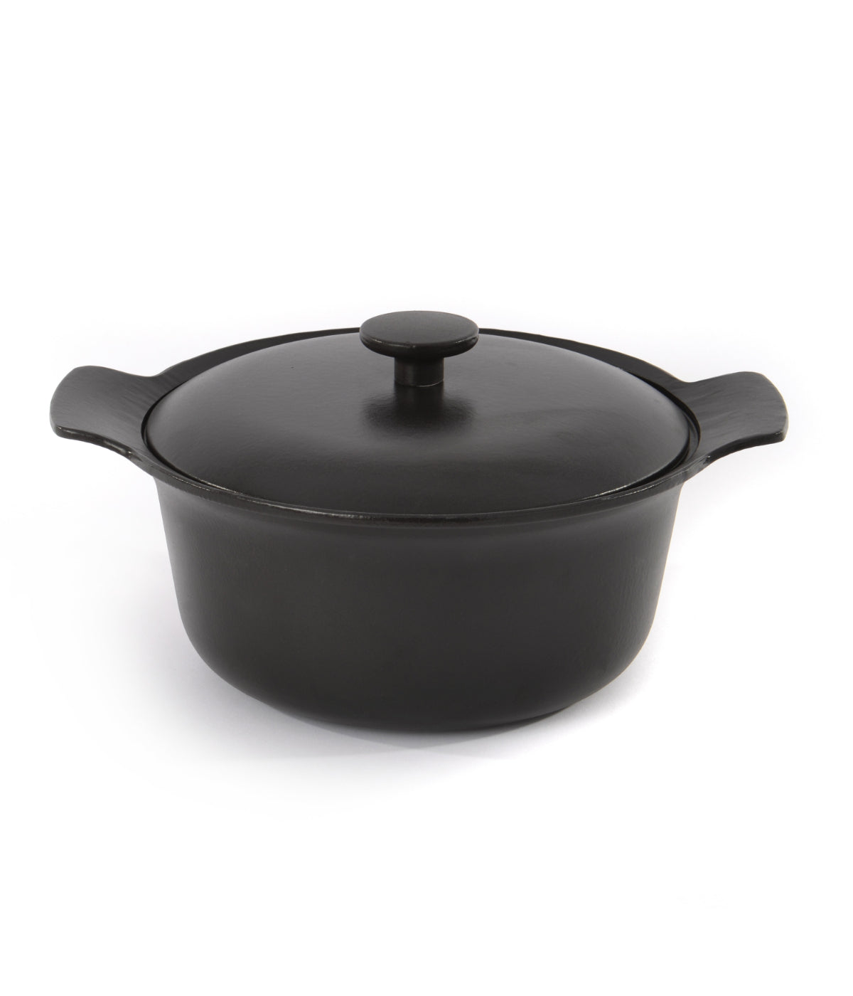  BergHOFF Ron Cast Iron Covered Stockpot - Black - Bonton