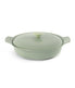  BergHOFF Ron Cast Iron Covered Deep Skillet - Green - Bonton