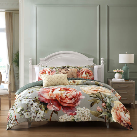 Bebejan Whispering Willows 5 Piece Reversible Comforter Set