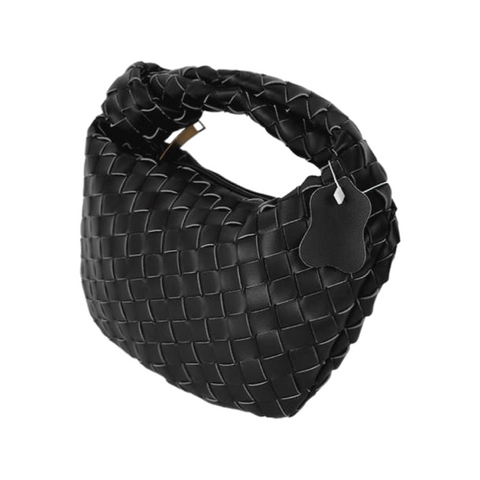 Ava Knotted Woven Black