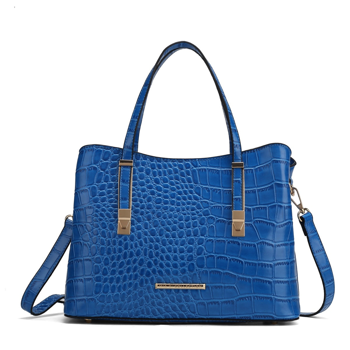  MKF Collection Aurelia Embossed Shoulder Bag - Black - Bonton
