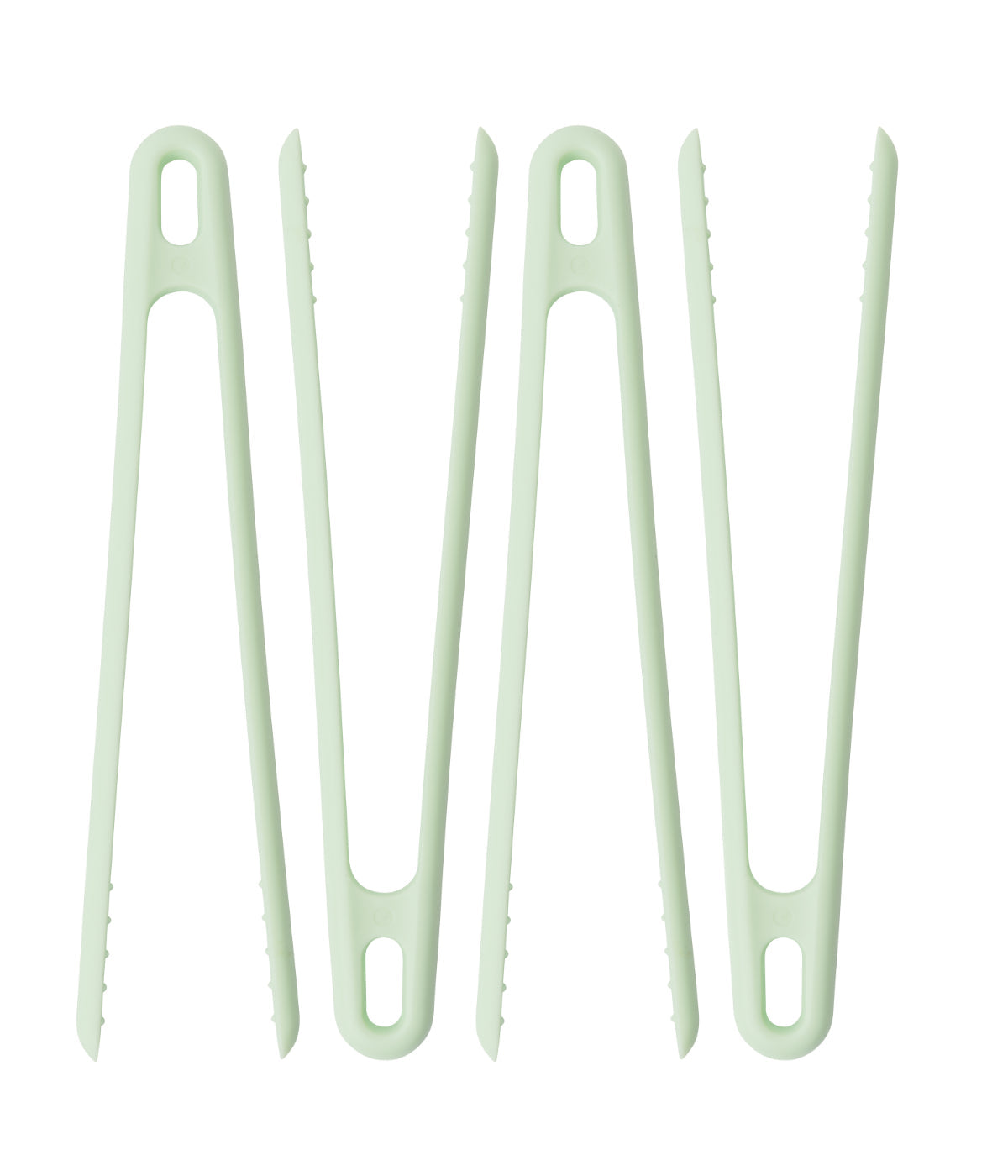  BergHOFF Leo Silicone Grill Tongs Set of 4 - Green - Bonton