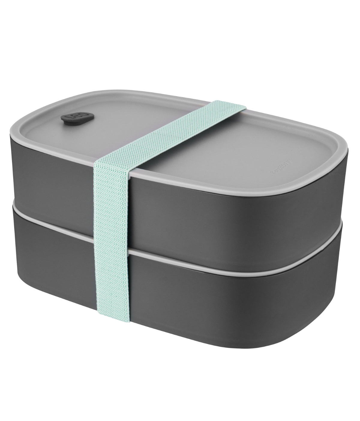  BergHOFF Leo Dual Bento Box 3 Piece Set with Strap - Grey - Bonton