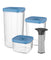 Leo 4 Piece Vacuum Food Container Set