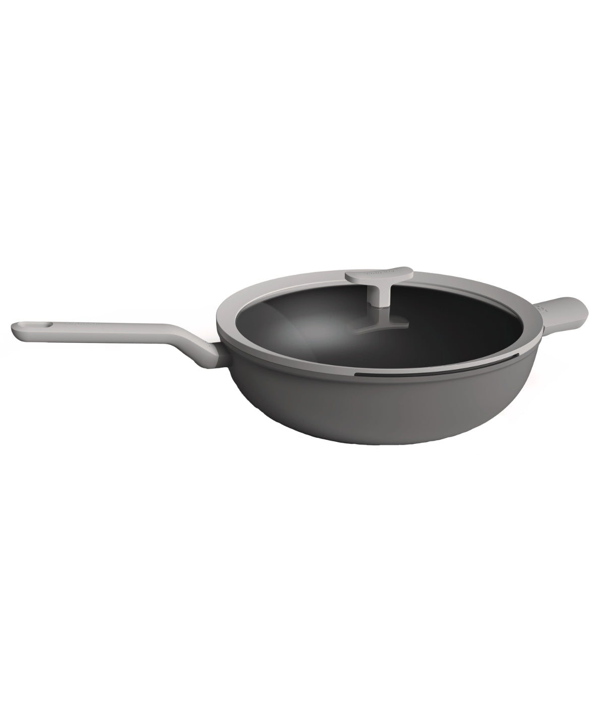  BergHOFF Leo Non-Stick Covered Wok - Grey - Bonton