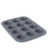  BergHOFF Gem Non-Stick Cupcake Pan 12 Piece - Grey - Bonton