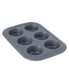  BergHOFF Gem Non-Stick Cupcake Pan 6 Piece - Grey - Bonton