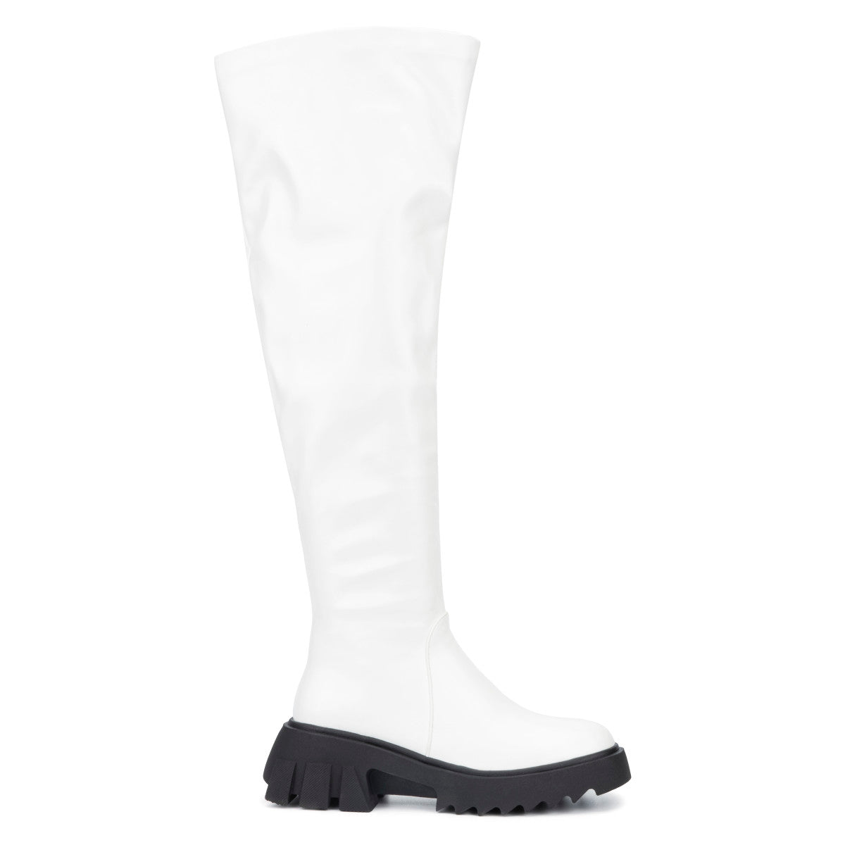  Torgeis Women's Alfie Tall Boot - White - Bonton