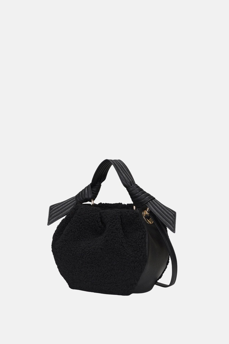  Oryany Oryany - Selena Eco Fur Bucket Medium Crossbody Handbags - Black / One Size - Default Title - Bonton