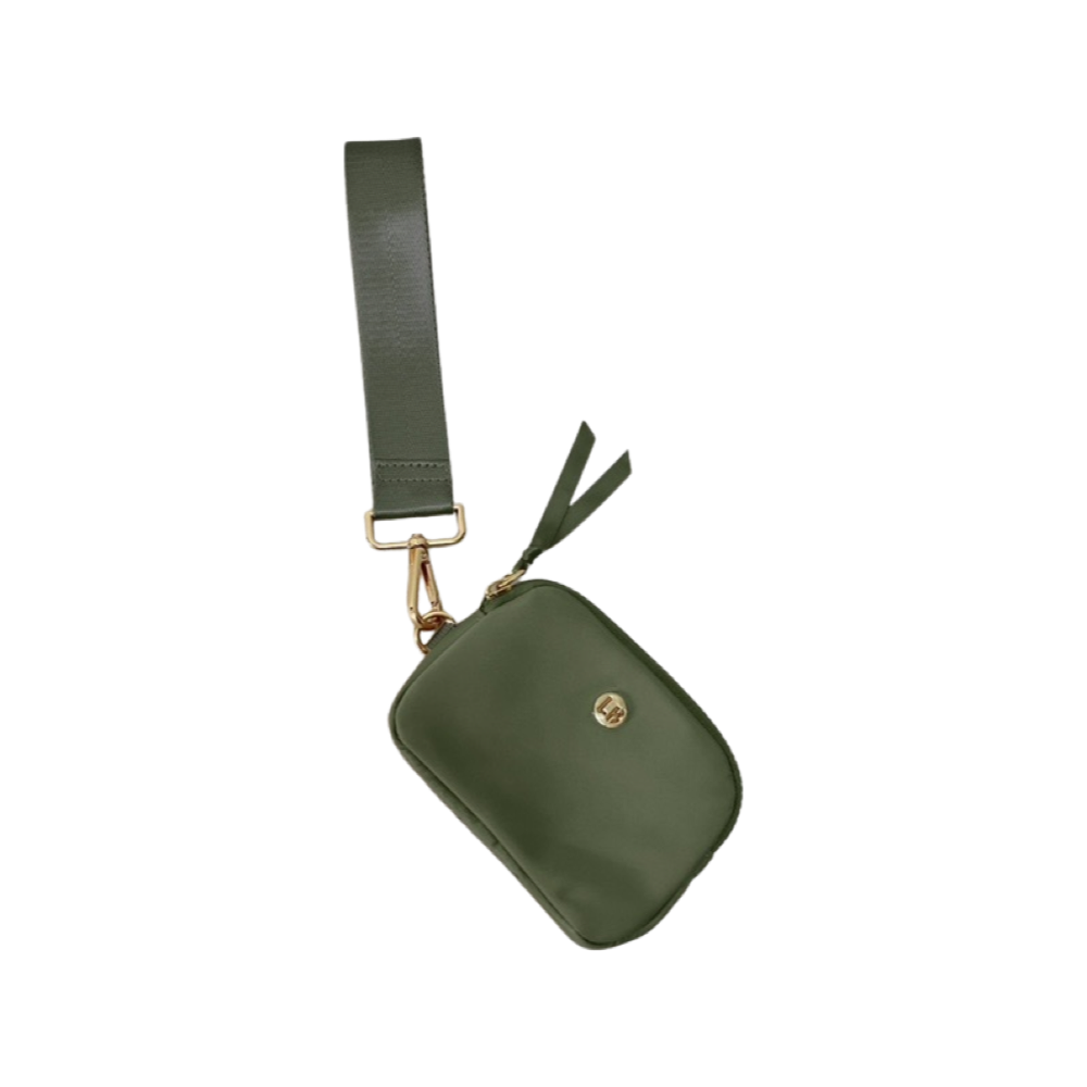  Lemonbella Lexie Keychain Wallet Sage - Black - Bonton