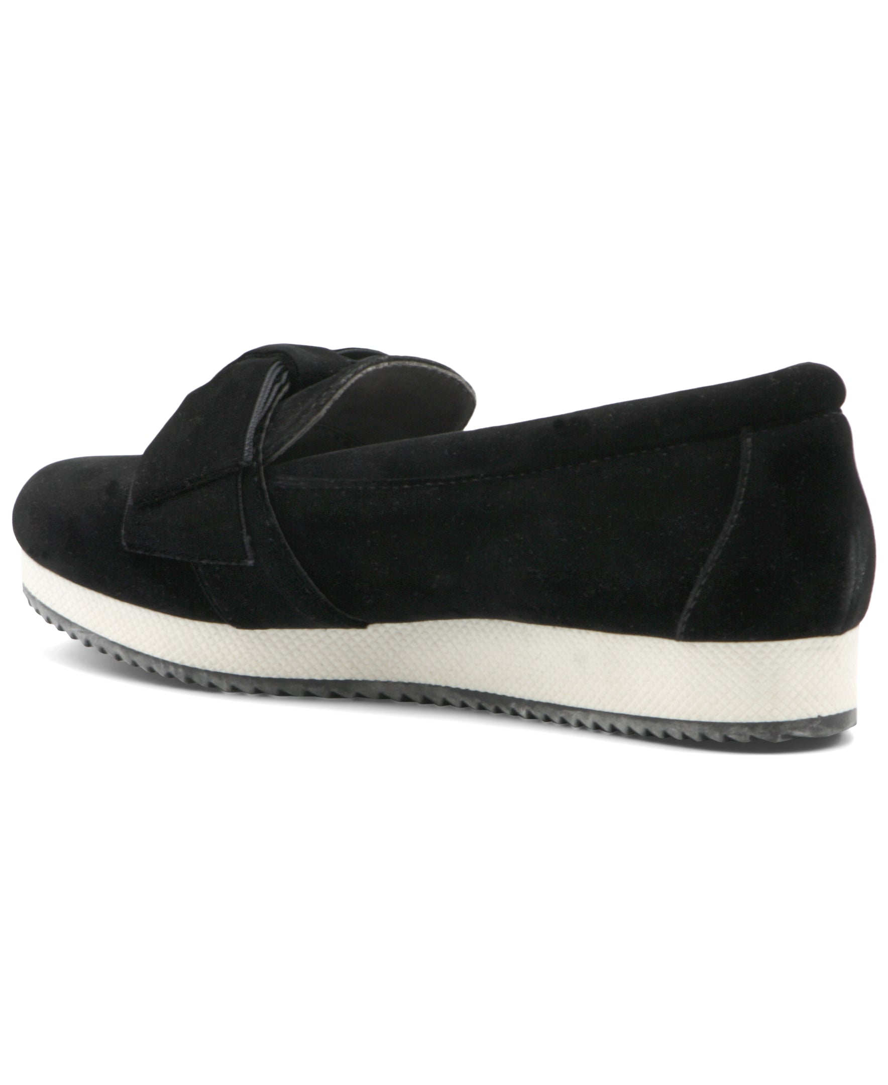  Garvey Casual Slip Ons - Black - Bonton