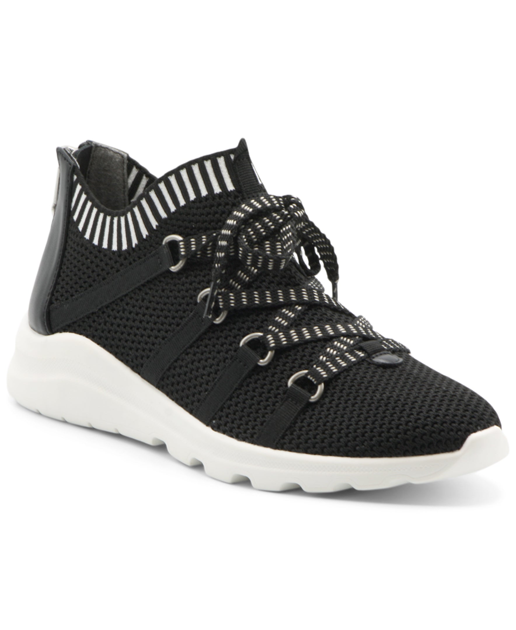  Tallie Stretch Knit Sneaker - Black - Bonton