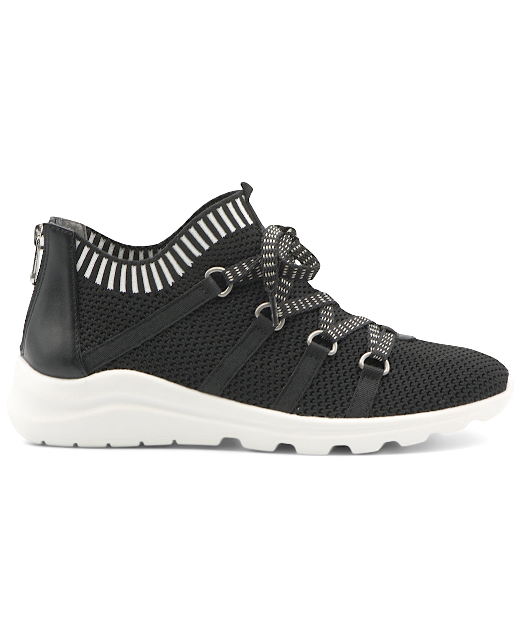  Tallie Stretch Knit Sneaker - Black - Bonton