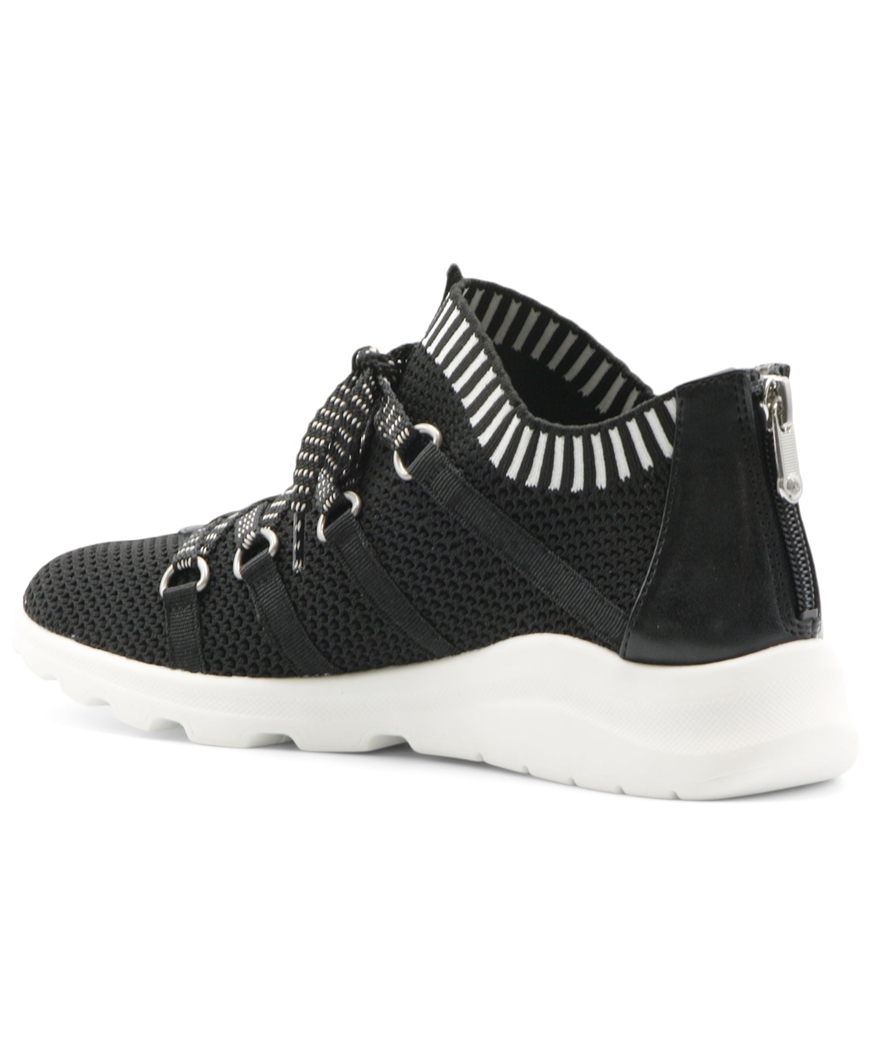  Tallie Stretch Knit Sneaker - Black - Bonton