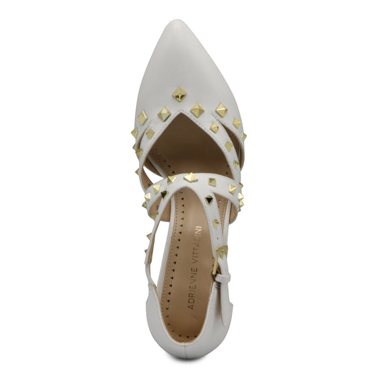 Navi Pyramid Stud Embellished Pumps