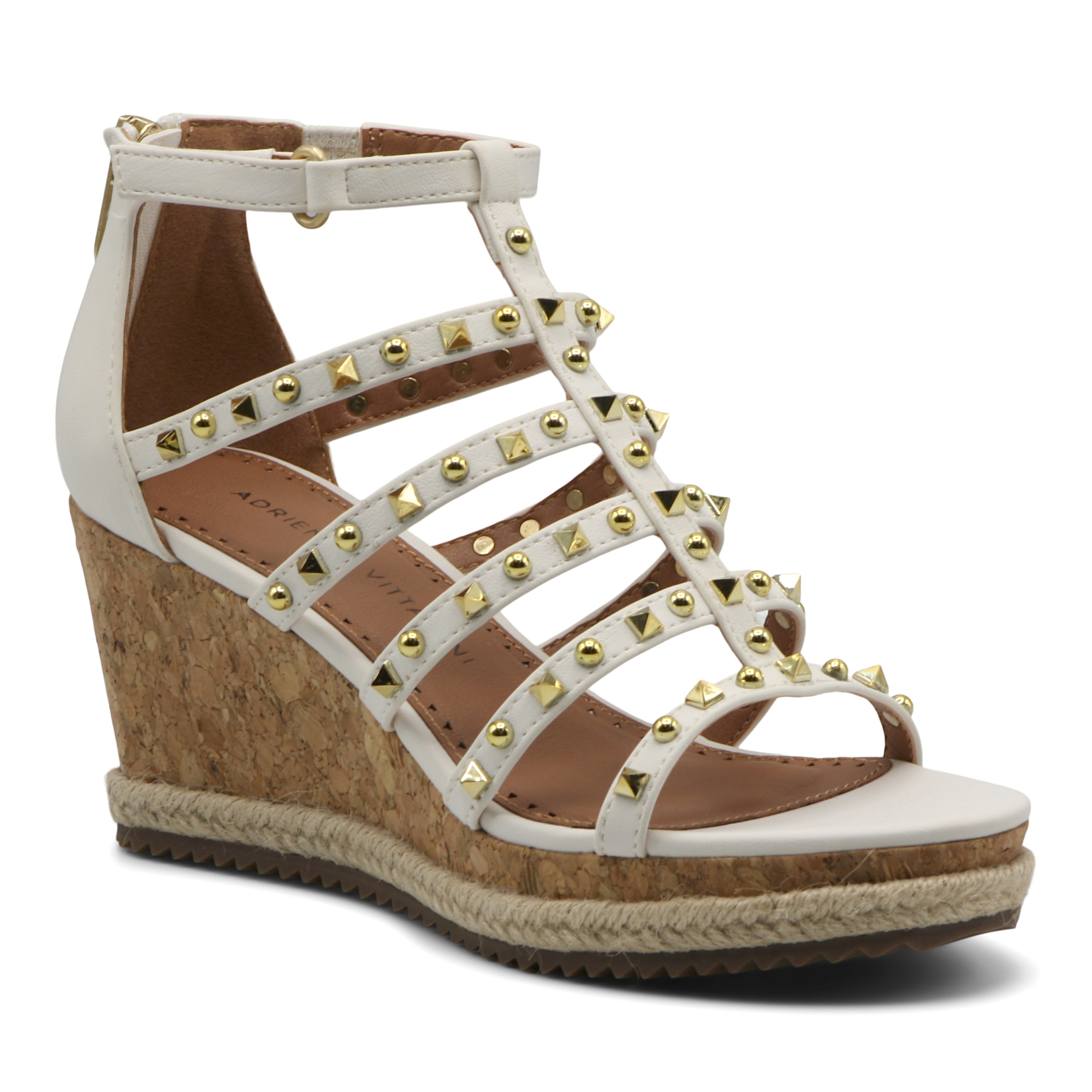  Cactus Strappy Wedge Sandals - Mustard - Bonton