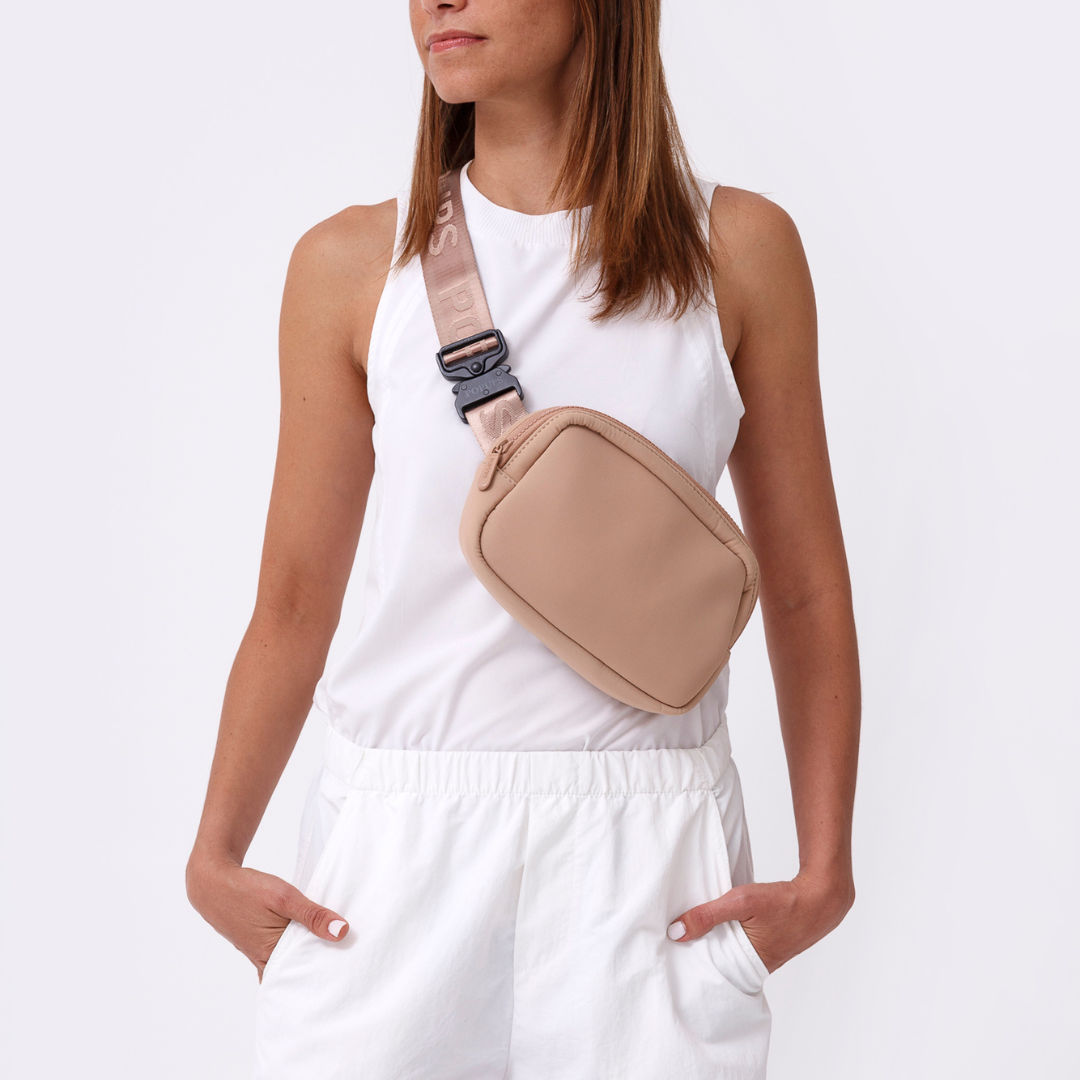  Pop Ups Brand Fanny Pack Tan - Default Title - Bonton