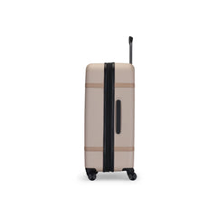 Wellington 28" Luggage - ABS/Vegan Leather Blend Beige