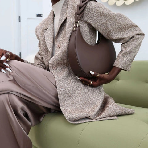 D Bag - Brown Leather