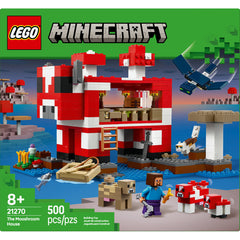 LEGO® Minecraft® the Mooshroom House Island Gamer Kit Toy for Kids 21270