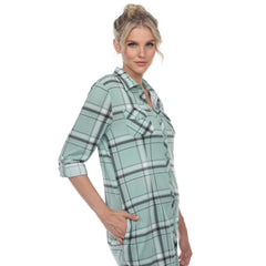 Women's Plaid Tunic Shirt