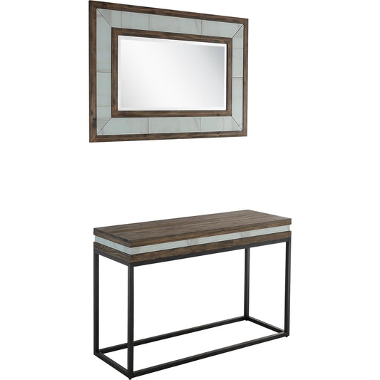 Bailey Wall Mirror and Console Table