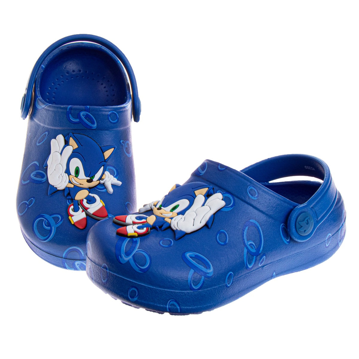  Josmo Sonic the Hedgehog Boys' Dual Sizes Clogs (Toddlers) - 5-6 - Bonton