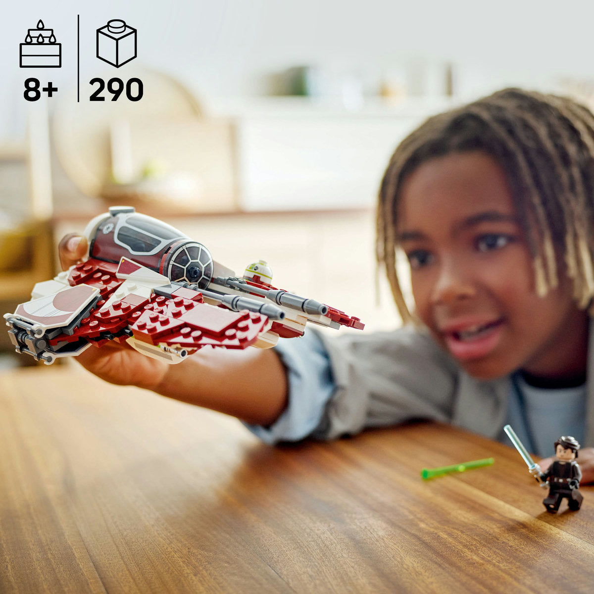  LEGO LEGO® Star Wars™ Ahsoka’s Jedi Interceptor™ Starfighter Building Toy 75401 - Star Wars - Bonton