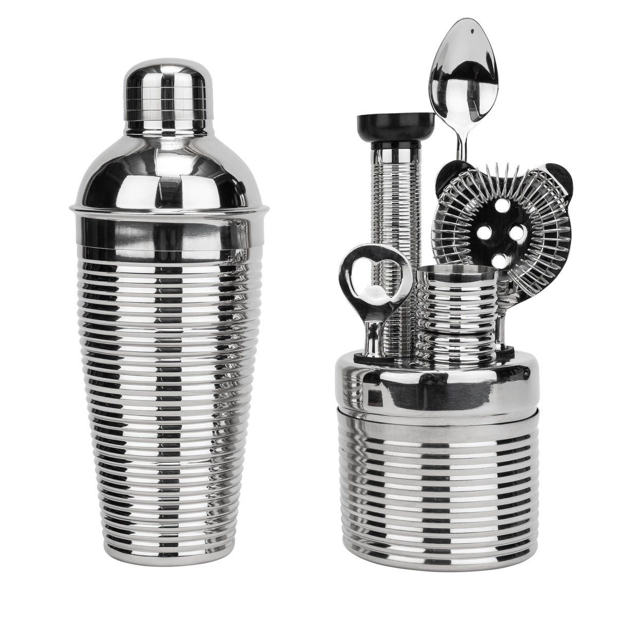  French Home French Home 7-Piece Stainless-Steel Barware Set - Default Title - Bonton