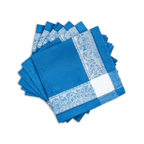 Paris Set of 6 Linen Napkins – French Blue