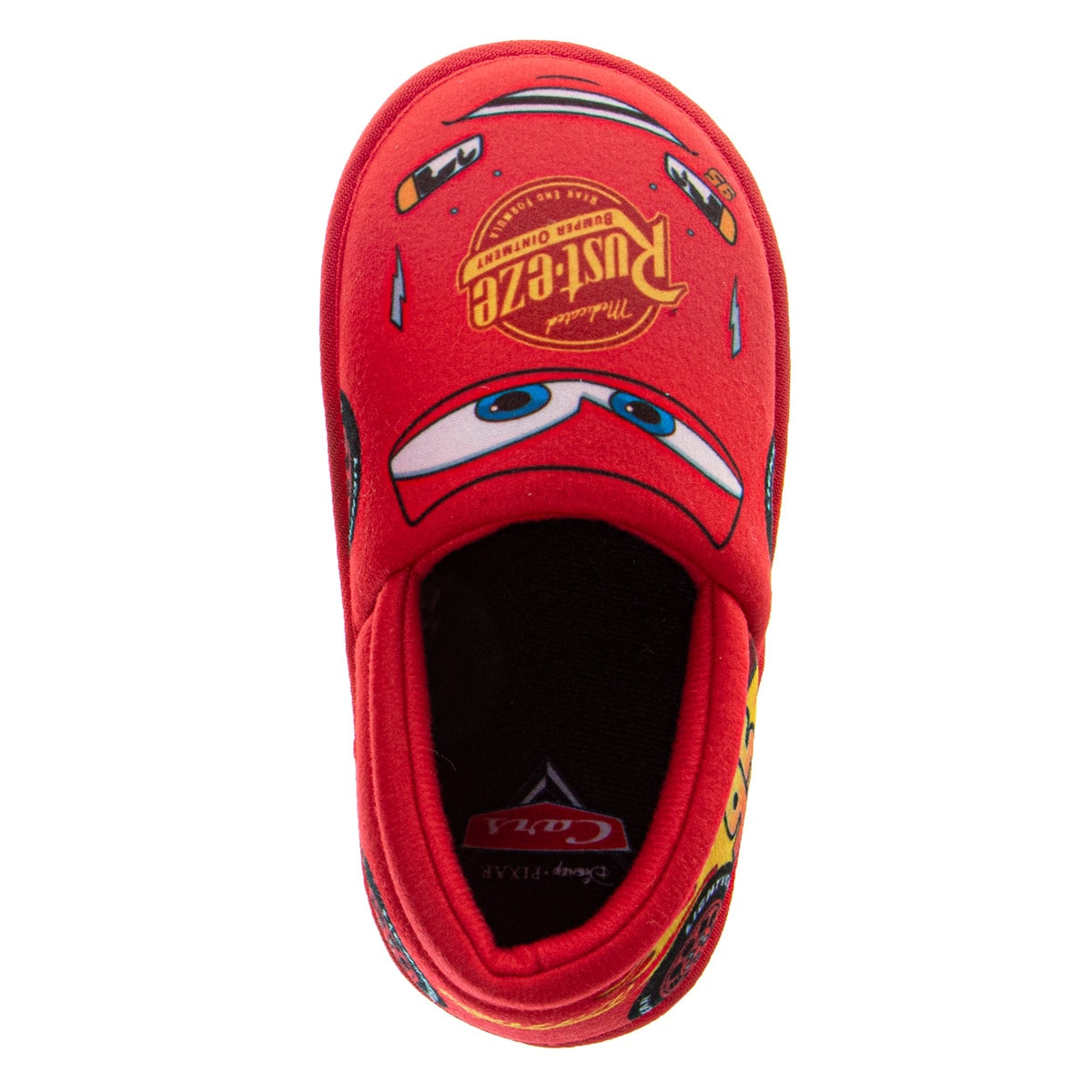  Josmo Disney Cars Boys Slippers Lightning Mcqueen Plush Warm Soft Aline Comfy Lightweight House Shoes (5-10 Toddler) - 5-6 - Bonton