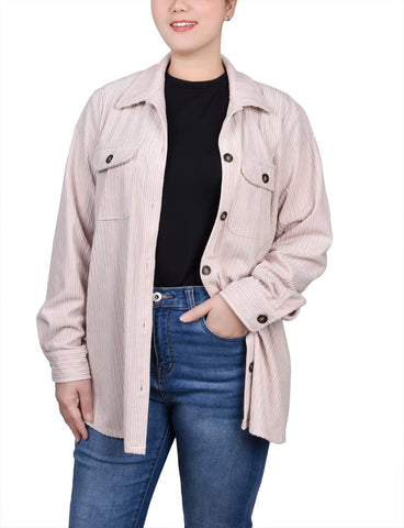 Long Sleeve Corduroy Shirtjacket