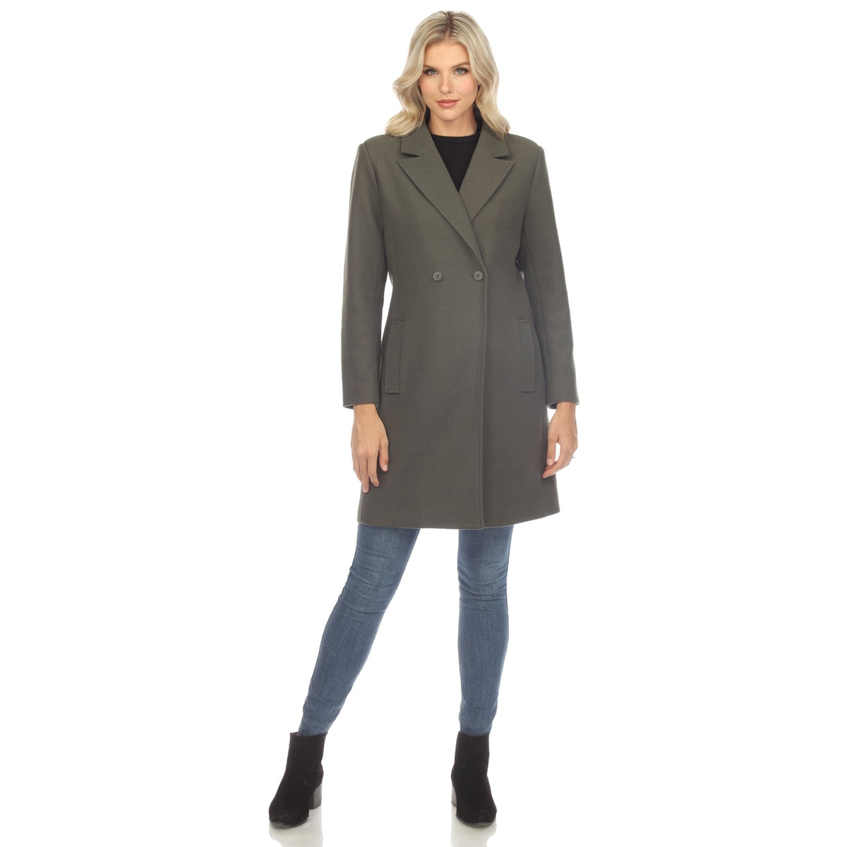  White Mark Women's Classic Walker Coat - Small - Bonton