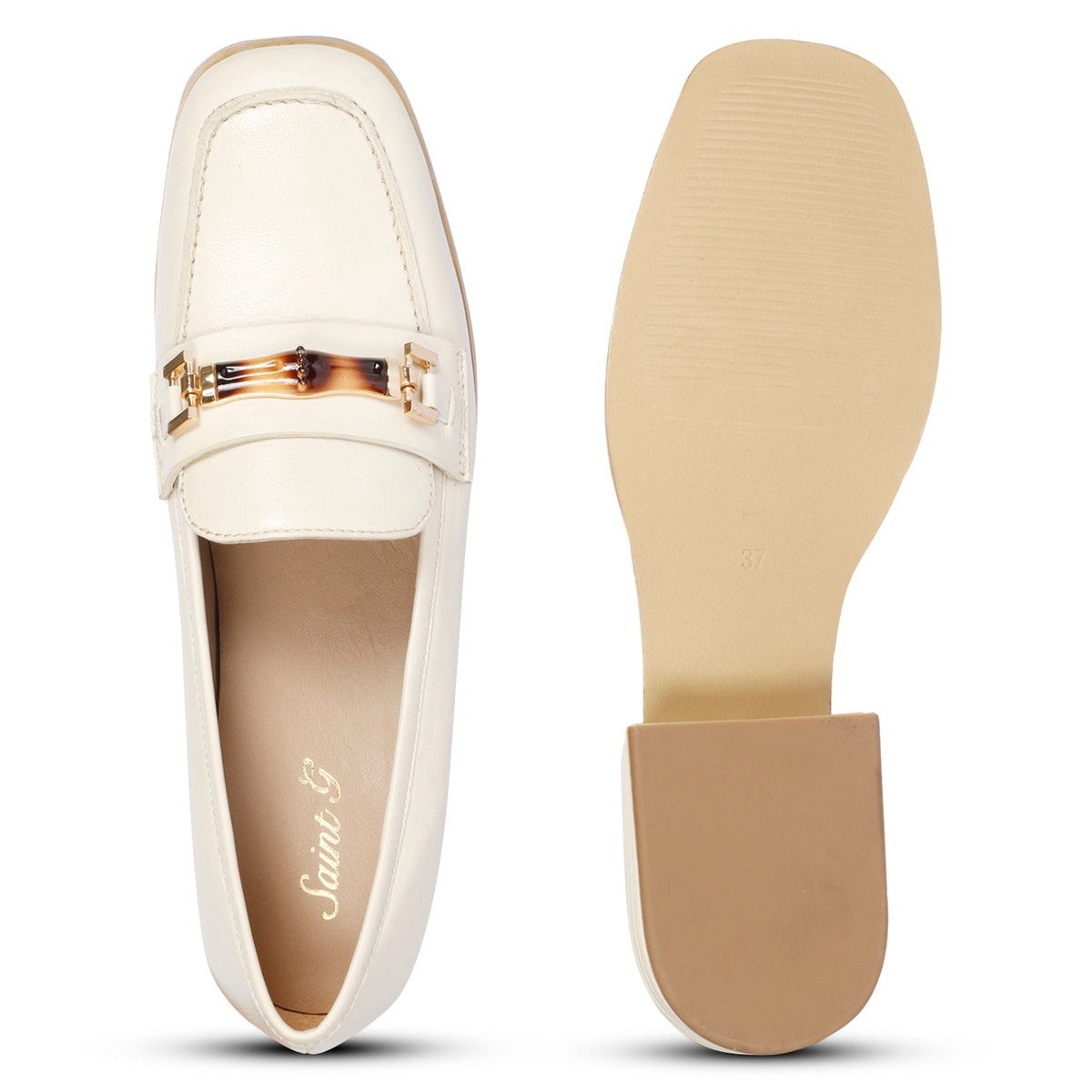  Saint G Saint G Jenah - Flat Loafers - Off White - Bonton