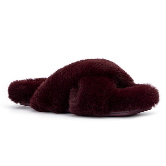 Women's Luna Furry Slides