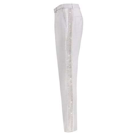 Gem Glam Pant WHITE/SILVER