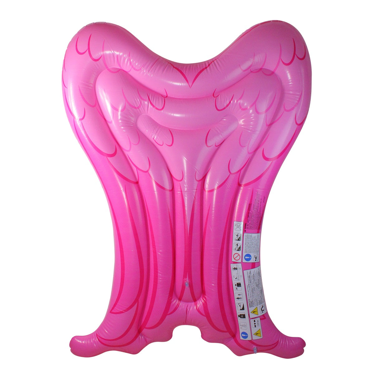  Pool Central Inflatable Angel Wings Pool Mattress Float - 5' - Pink - Default Title - Bonton