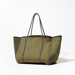 Flap Crossbody + Everyday Tote - Safari Green