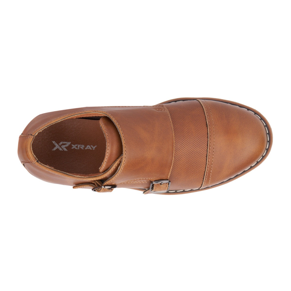  Xray Footwear Xray Footwear Boy's Michael Dress Casual Monk Straps - COGNAC - Bonton