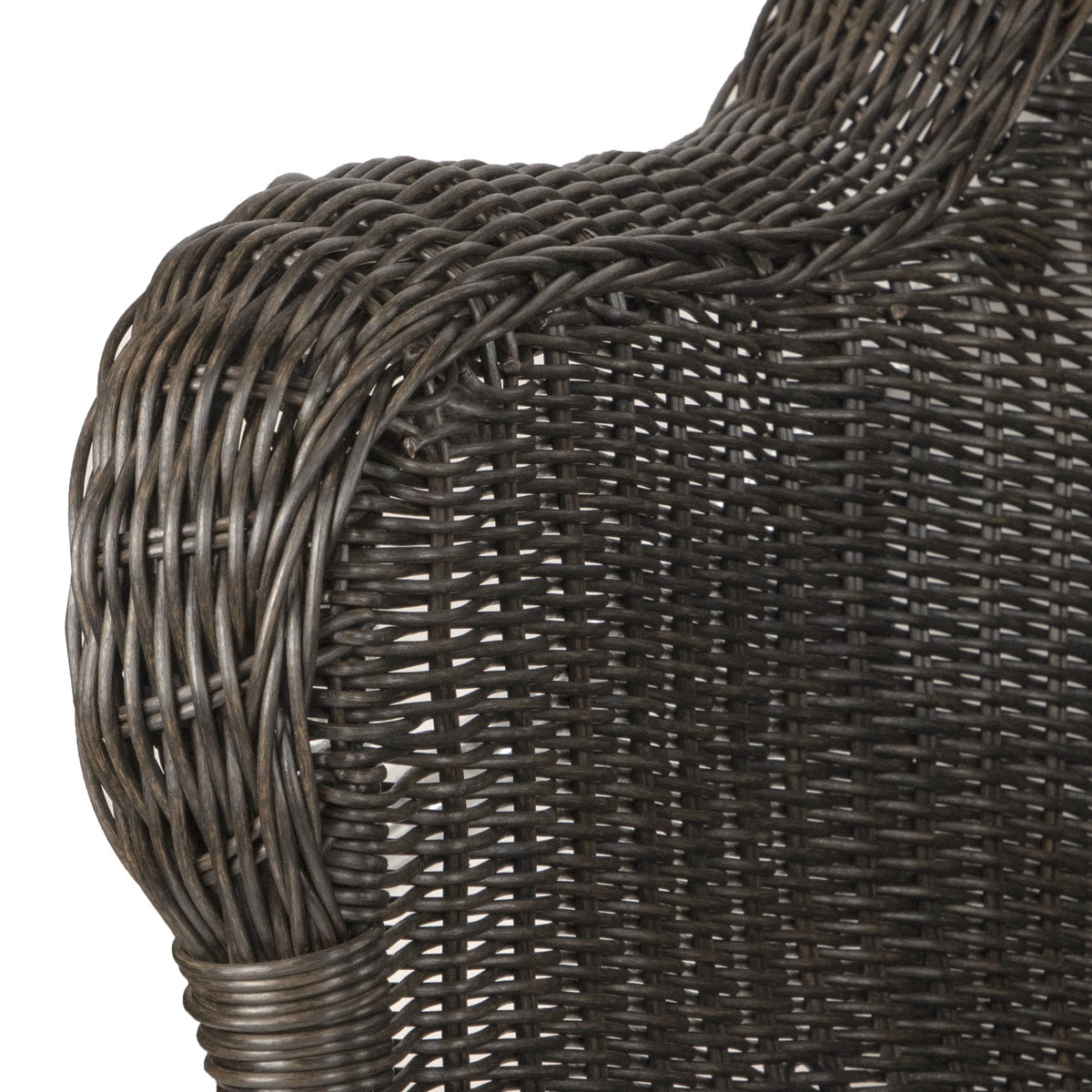  Northlight Hand Woven Resin Wicker Porch Swing With Chain - Chocolate Brown - Default Title - Bonton