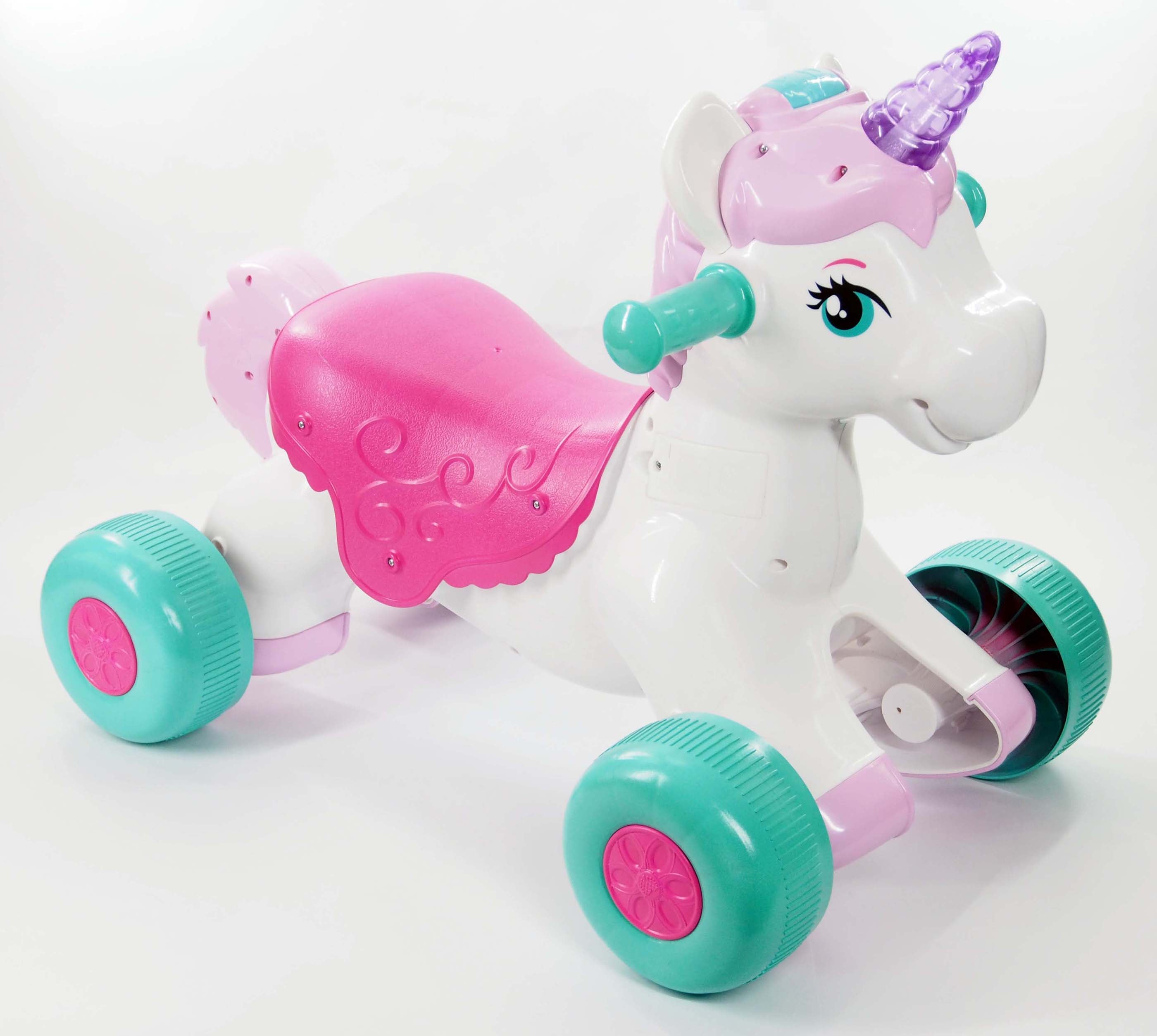  Kiddieland Kiddieland Light N Sounds Magical Ride-on Unicorn - Multi - Bonton