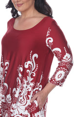 Plus Size Yanette Tunic Top