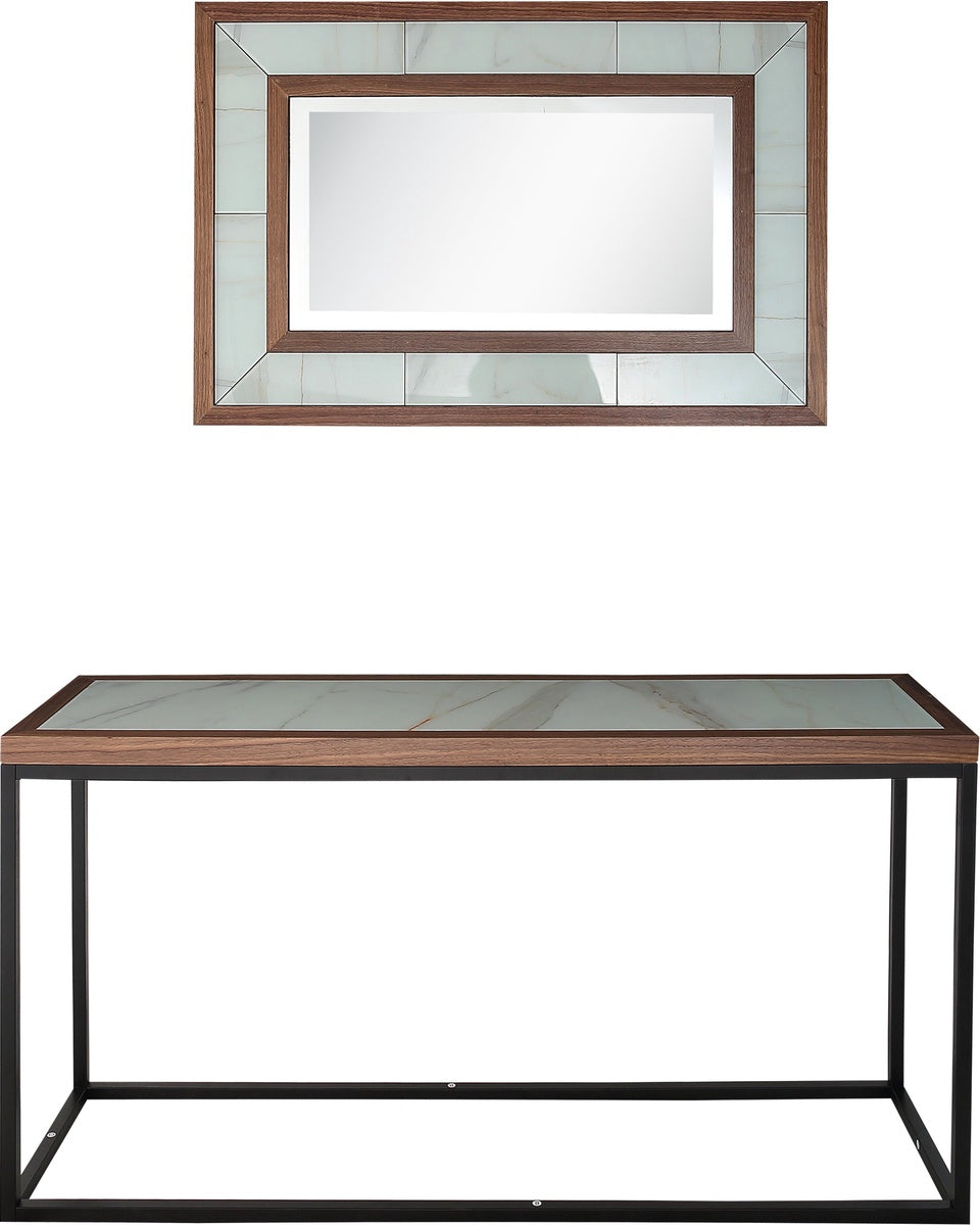  Riley Wall Mirror and Console Table - Console Table - Bonton